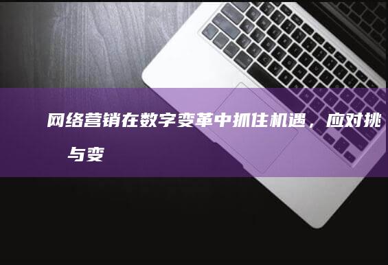 网络营销：在数字变革中抓住机遇，应对挑战与变革之路